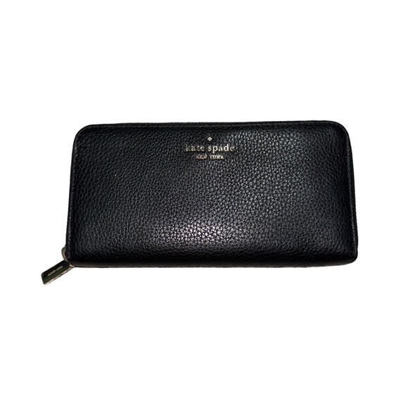 kate spade Handbags - Kate Spade Black Zip Wallet
